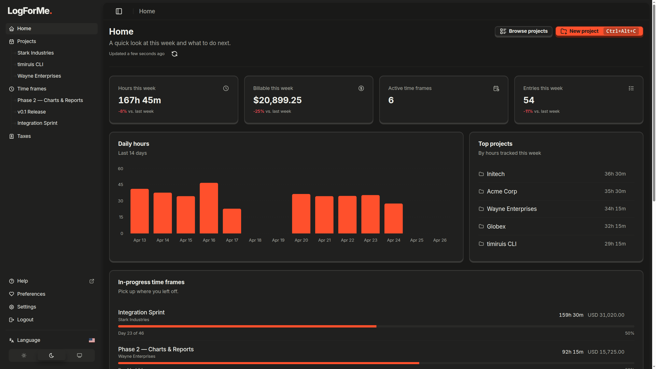 LogForMe app screenshot 6